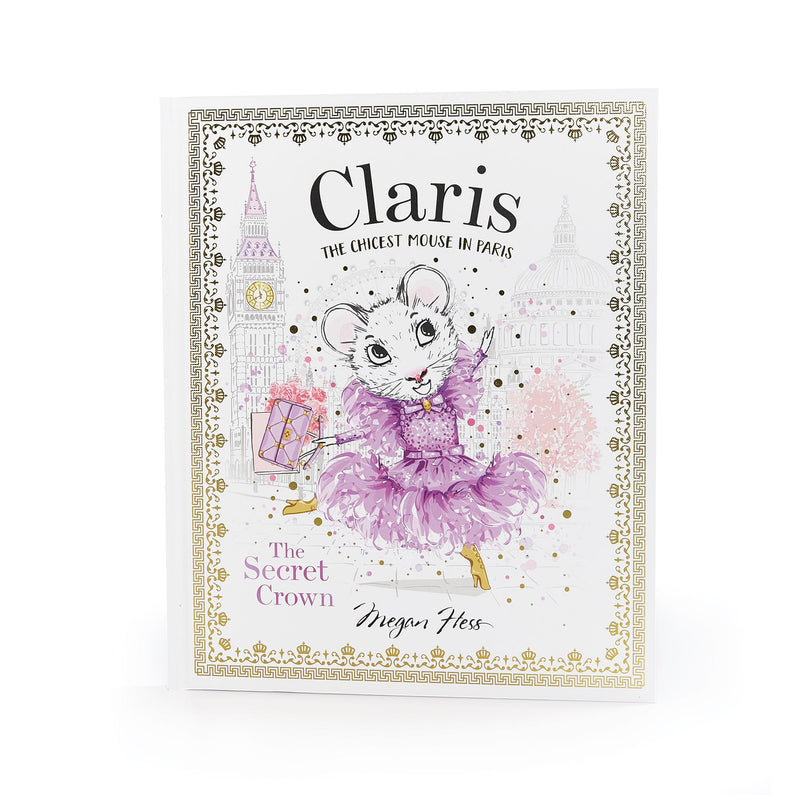 Claris The Mouse: The Secret Crown & Oh La La Lilac Plush Book Bundle-Book Bundle-SKU: 190384 - Bunnies By The Bay