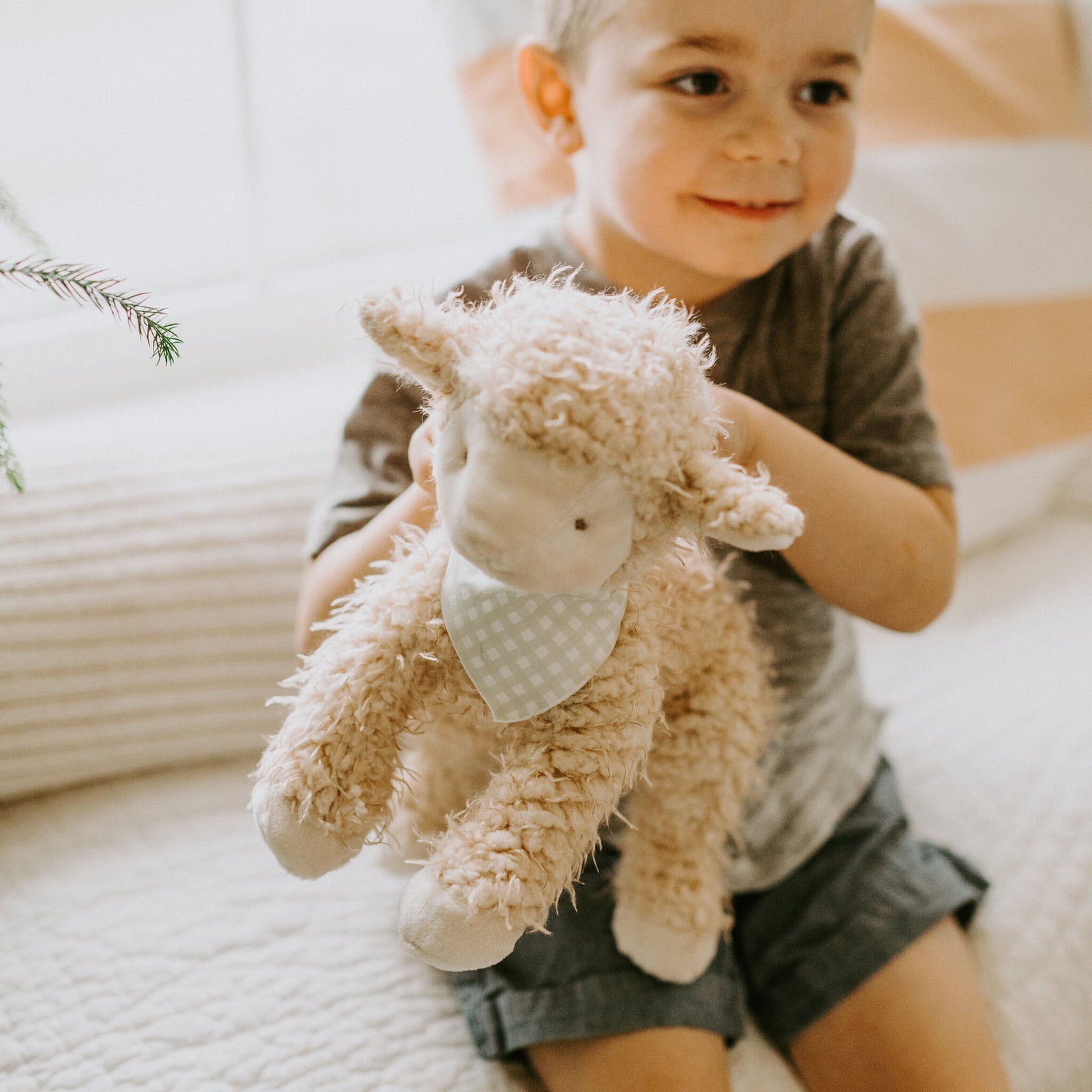 IENA - 20AW新品タグ付LA BOUCLE SHEPLEY両畦パフスリーブP/O Shep the Sheep | Farm Stuffed Animal