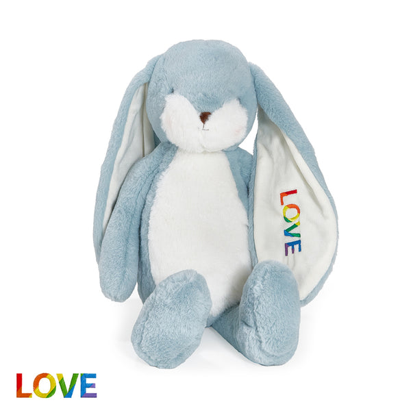 LOVE Sweet Floppy Nibble 16" Bunny - Stormy Blue-Stuffed Animal-SKU: 104428L - Bunnies By The Bay