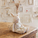 Hutch Studio Original - Winnie Wildfower - Hand-Crafted Tea Stained Wool Bunny-Hutch Studio Original-SKU: 730147 - Bunnies By The Bay