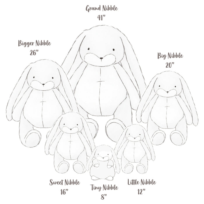 Bunnies by the Bay Little Floppy Nibble Bunny - Sugar Cookie 12