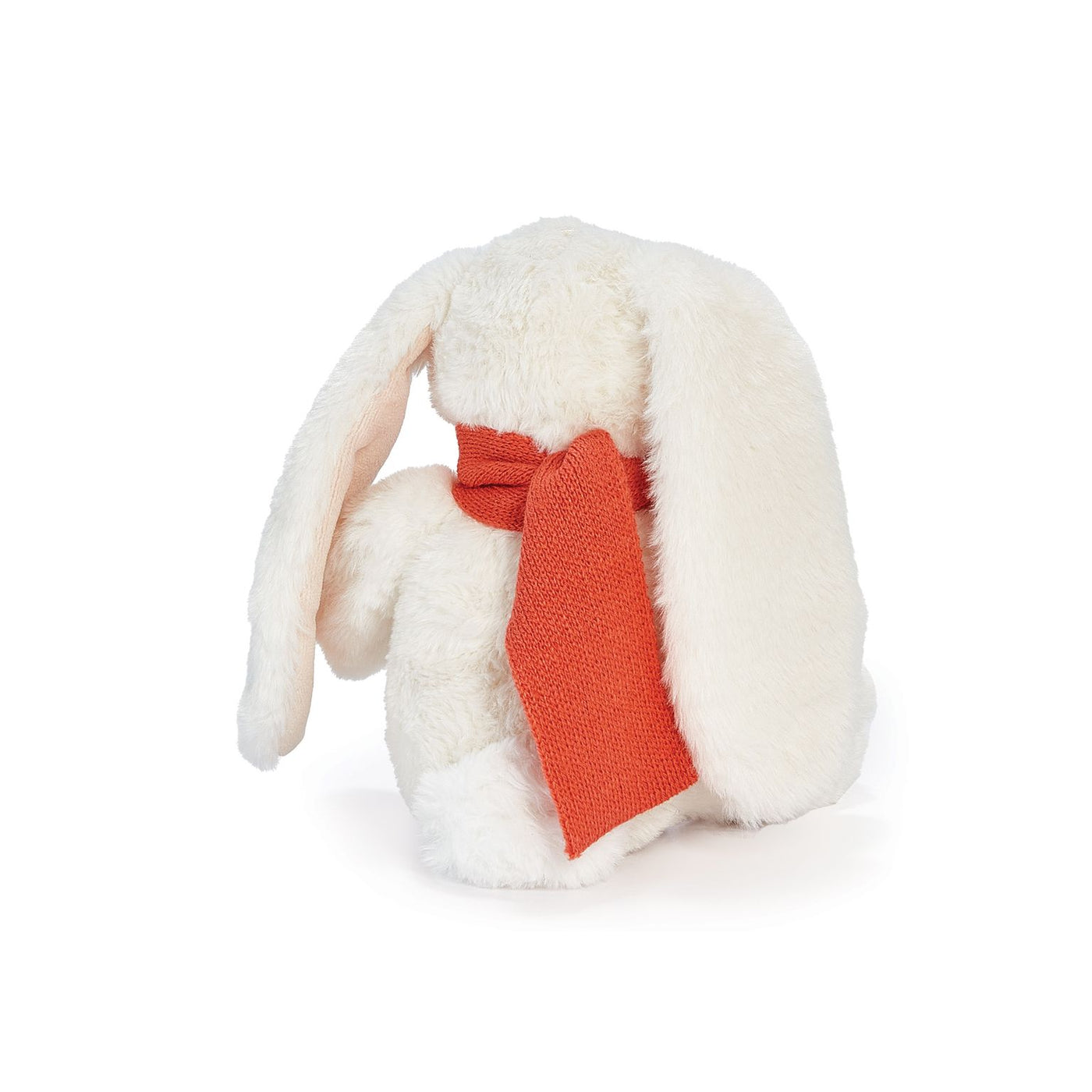 RETIRED - Holiday Wee Nibble Cream Bunny - Red Scarf