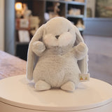 Tiny Nibble  8" Bunny -  Gray