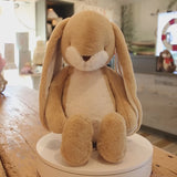 Big 20" Floppy Nibble Bunny - Almond Joy
