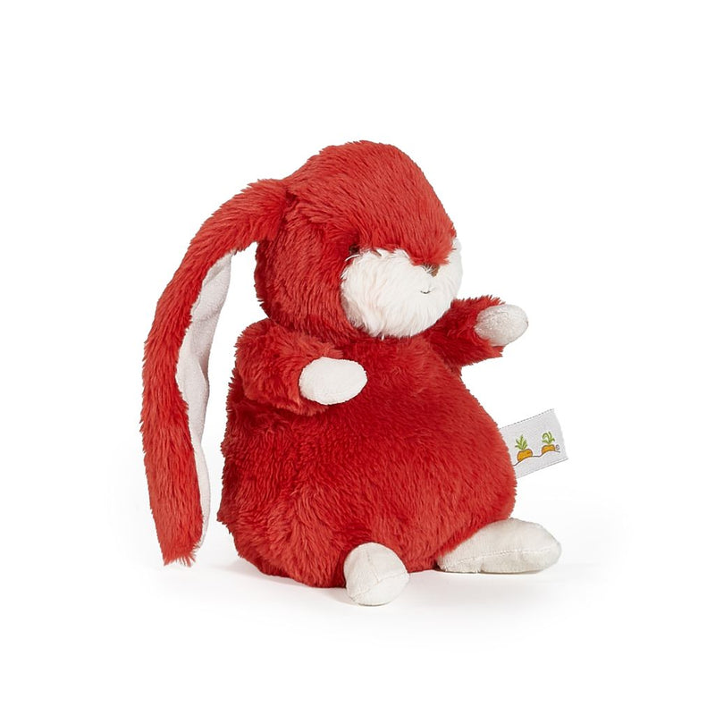 Tiny 8” Nibble Bunny - Cranberry-Stuffed Animal-SKU: 190435 - Bunnies By The Bay