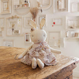 Hutch Studio Original - Tussie Mussie - Hand-Crafted Cotton & Knit Bunny-Hutch Studio Original-SKU: 730141 - Bunnies By The Bay