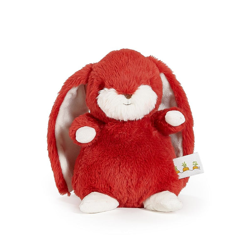 Tiny 8” Nibble Bunny - Cranberry-Stuffed Animal-SKU: 190435 - Bunnies By The Bay