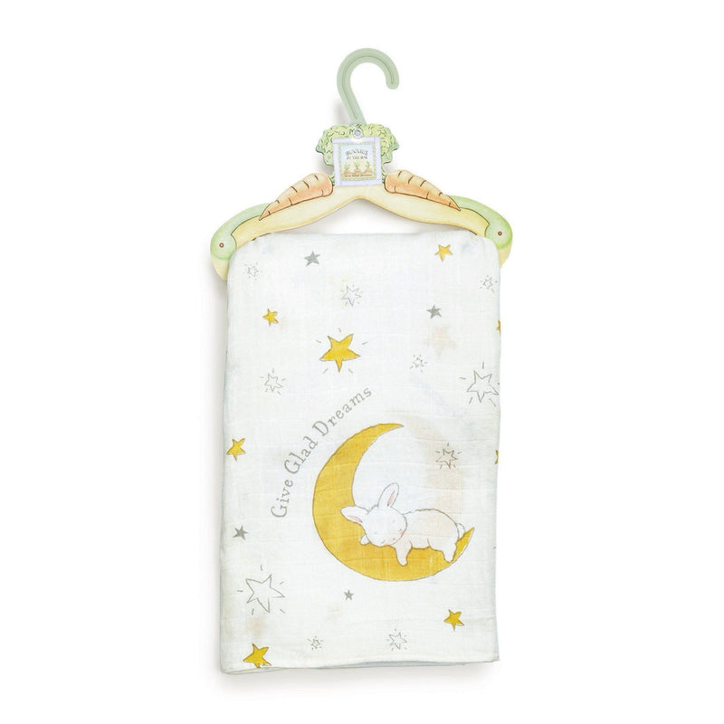 Image of Give Glad Dreams Swaddle Blanket-Swaddle Blanket-Bunnies By the Bay-bbtbay