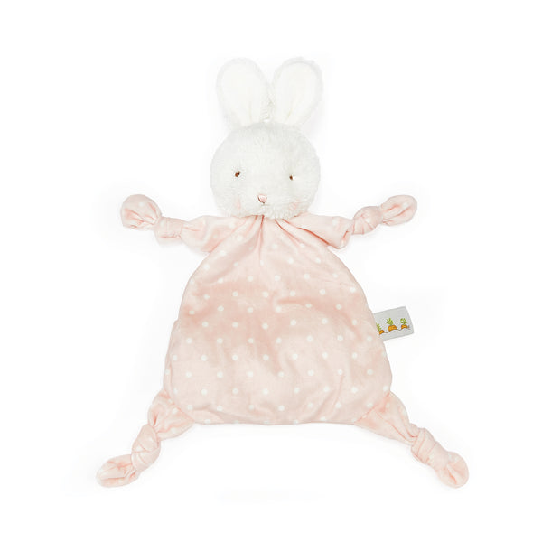 Baby Nat' Plush BUNNY DOUDOU Rabbit Lovey Toy Polka Dot #BN0385 New
