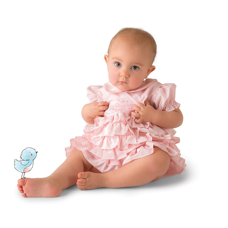 RETIRED - My Pretty Pink Dress - 12 Months-Retired-12 months-Classic Pink-Bunnies By The Bay