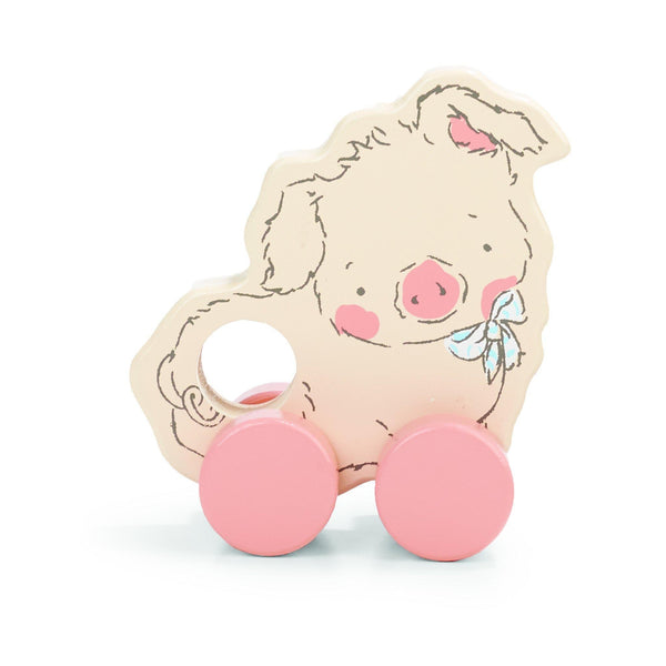 Image of Hammie Pig Push Toy-Push Pull Toy-Bunnies By the Bay-bbtbay