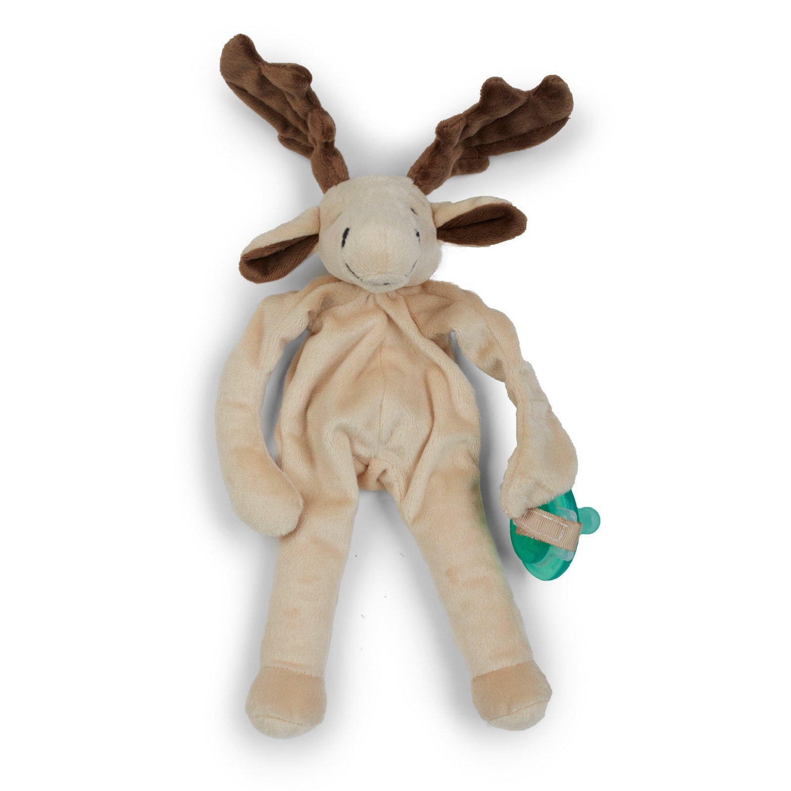Bruce the Moose Silly Buddy | Baby Pacifier Holder | Woodland Animal