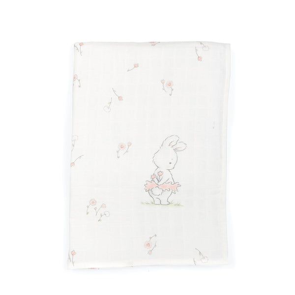 Blossom Tutu Delight Swaddle Blanket-Swaddle Blanket-Bunnies By The Bay