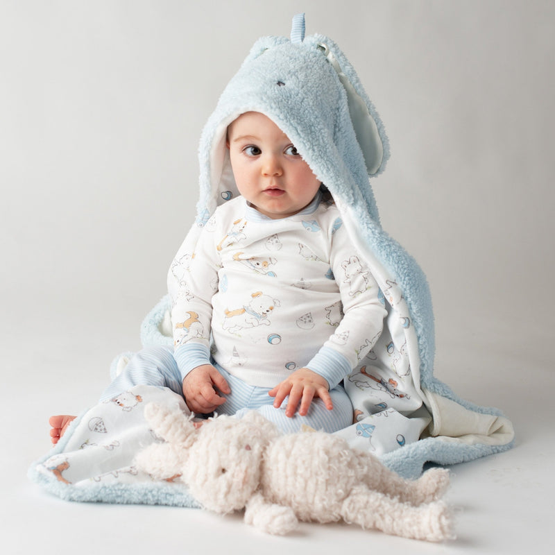 Bud Hooded Blanket and Buddy Gift Set-Gift Set-Bunnies By The Bay