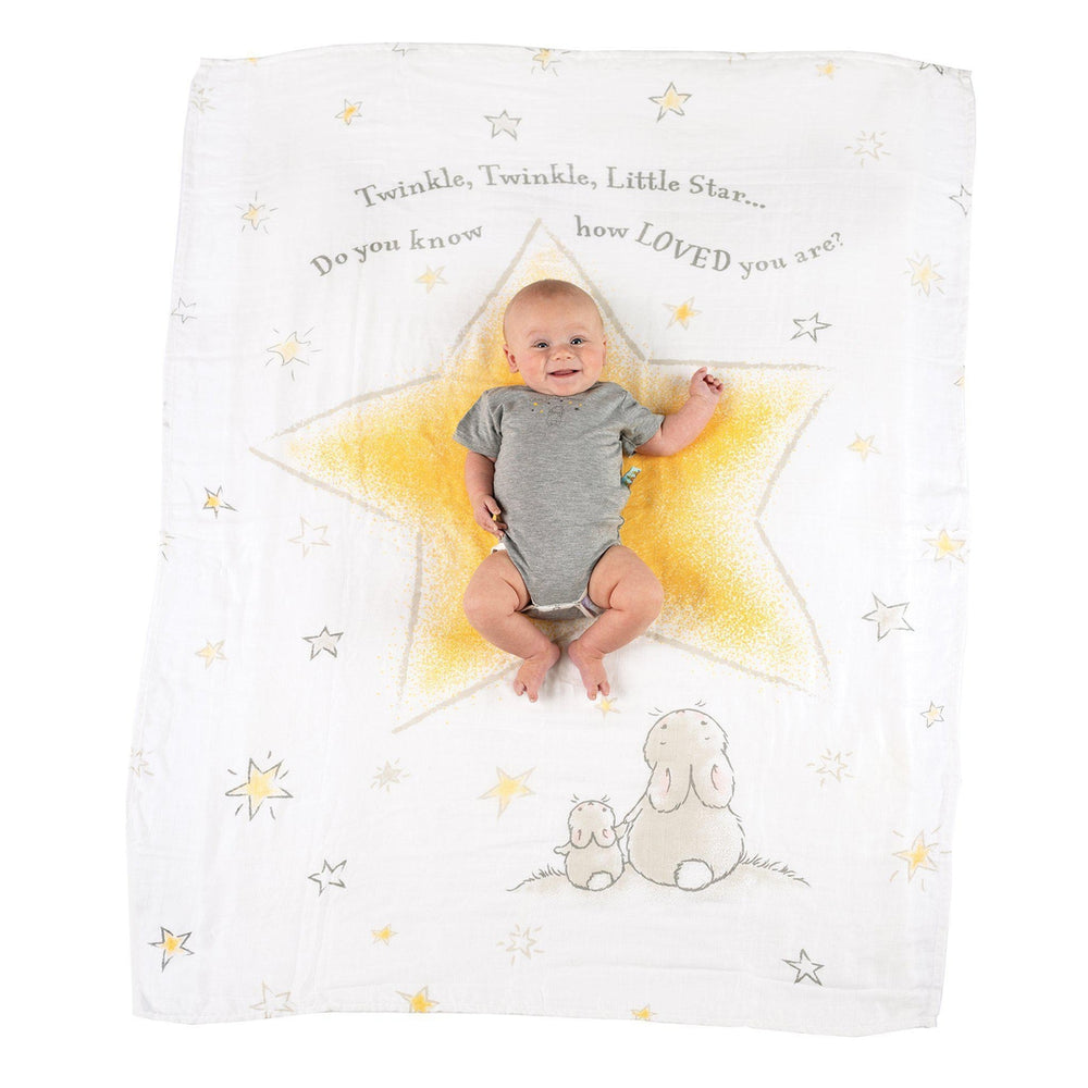 Monthly Milestone Baby Bear Milestone Blanket Lulujo Baby's