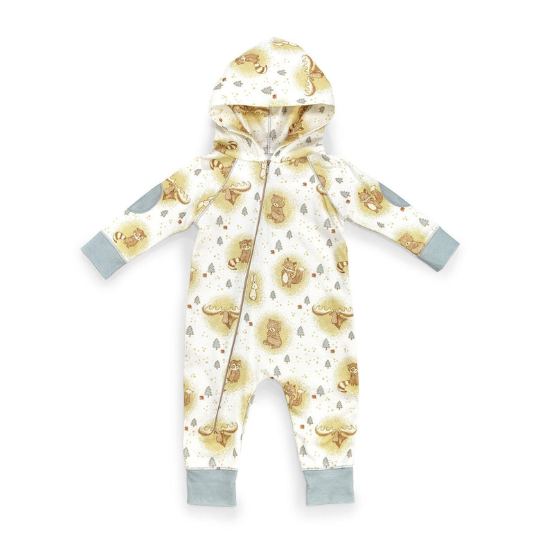 Camp Cricket Hooded Romper-Apparel-3-6 months-Bunnies By The Bay