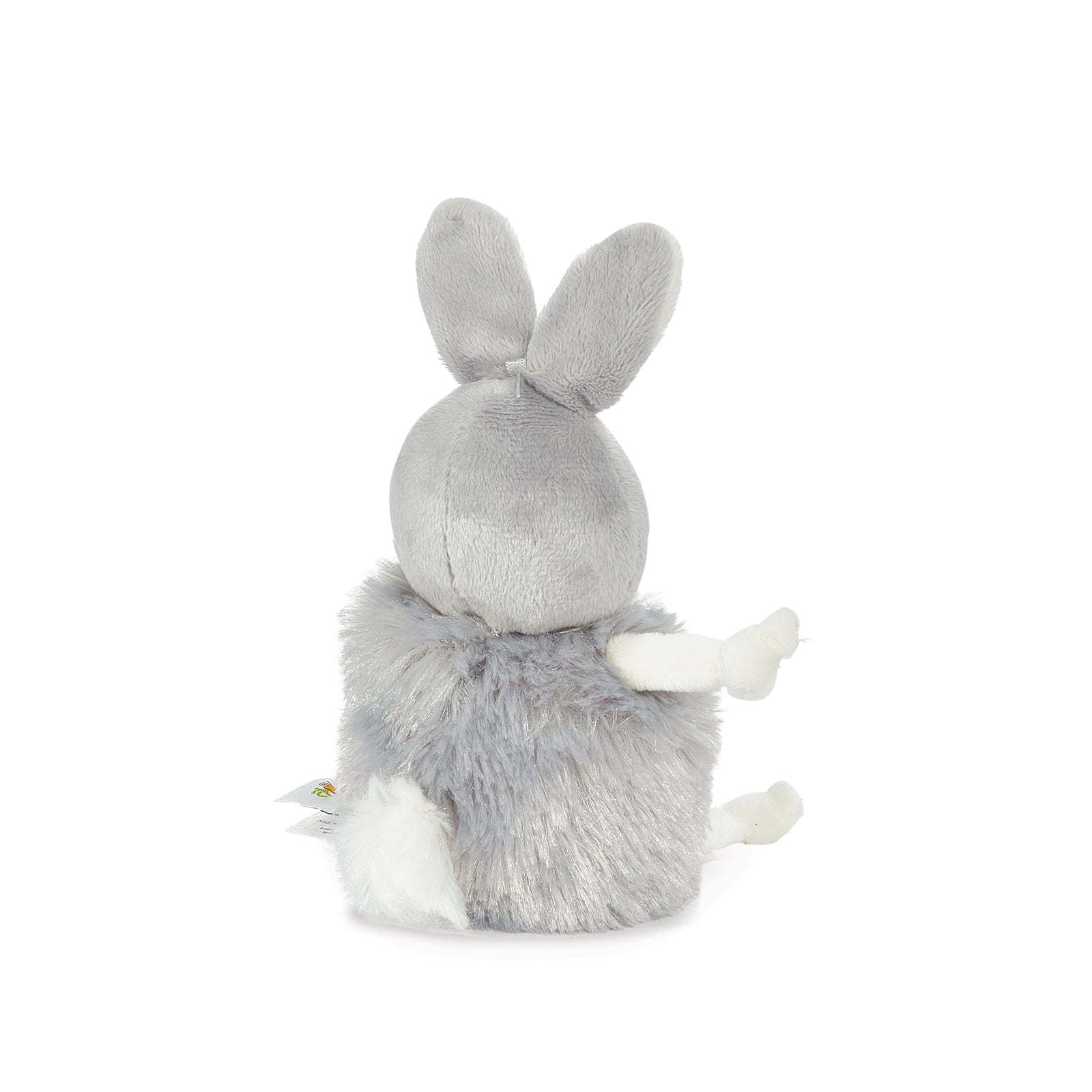 Roly Poly Bloom | Stuffed Animal | Gray Bunny Plush - Bunnies By