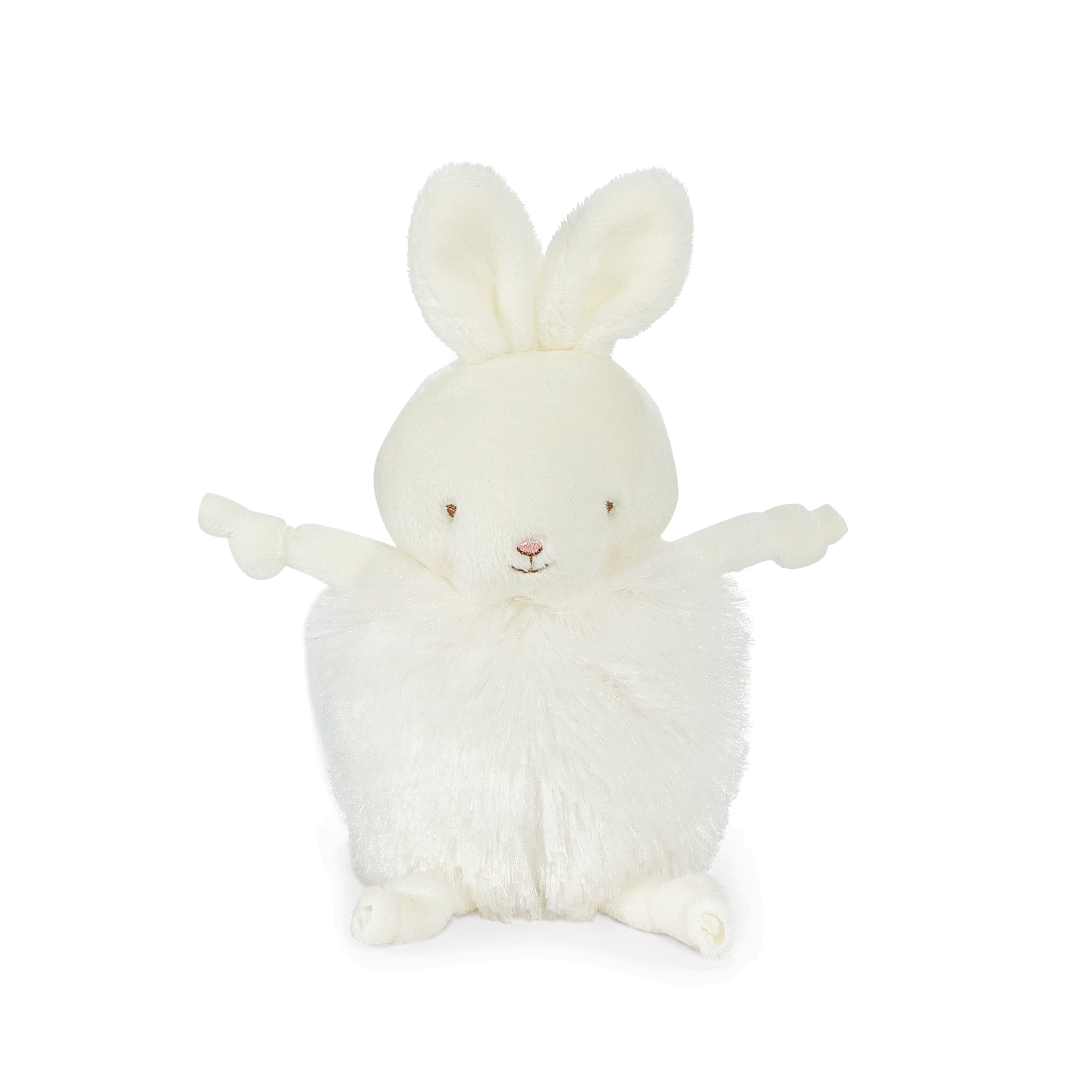 Roly Poly Bun Bun | Stuffed Animal | White Bunny Plush - Bunnies By The Bay