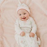 Newborn Friendship Blossom Knotty Gown and Hat Set-Apparel-SKU: 103139 - Bunnies By The Bay