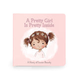 A Pretty Girl Book - Brown Hair-Book-SKU: 104369 - Bunnies By The Bay