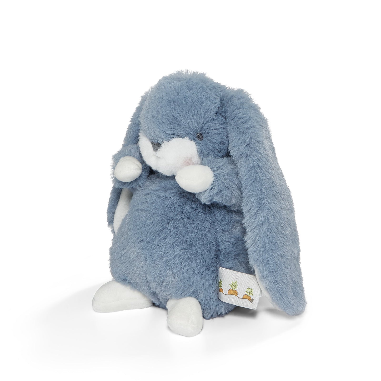 Tiny Nibble Bunny Blue - Lavender Lustre | Little Stuffed Bunny