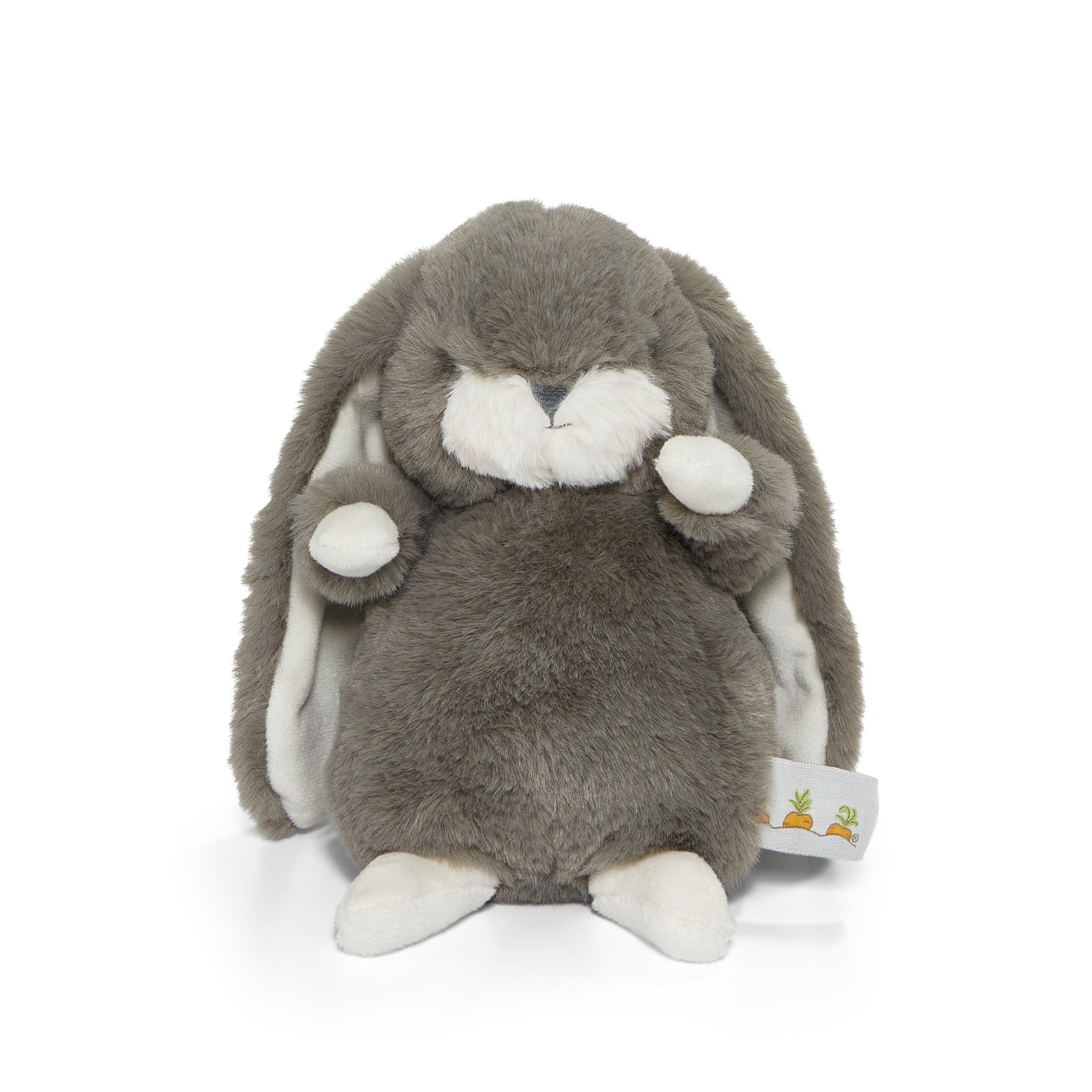 Tiny Nibble Bunny - Coal | Little Stuffed Bunny