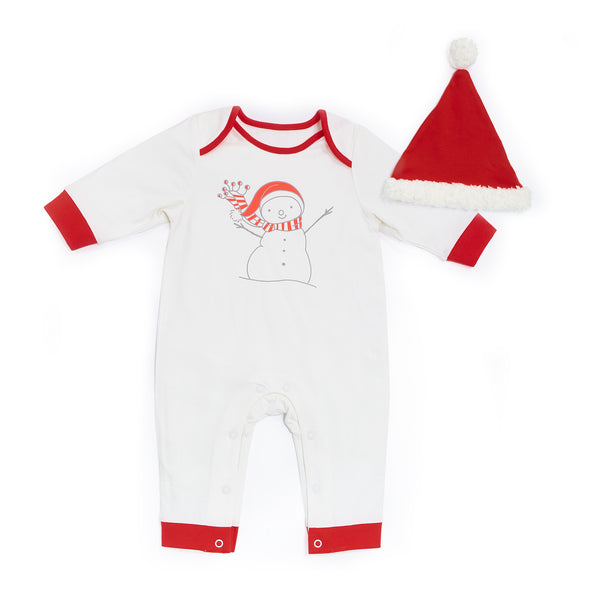 Organic Flurry Romper-Holiday - Limited Editions-SKU: 104483 - Bunnies By The Bay