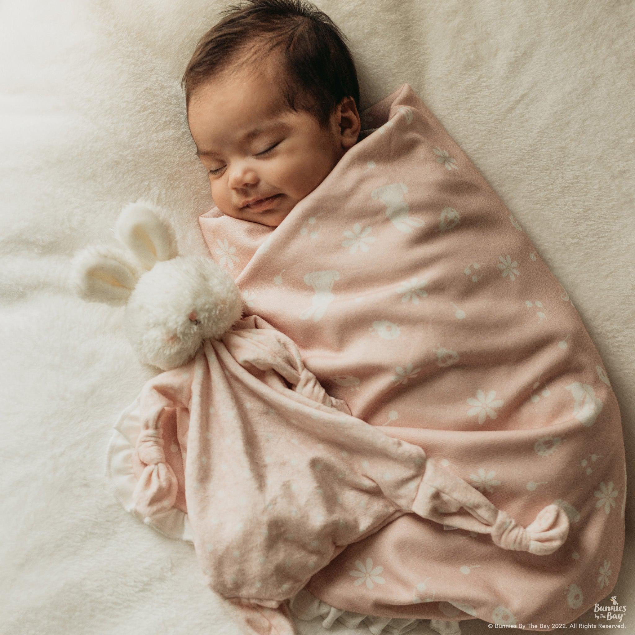 Blossom's Organic Receiving Blanket-Blossom Bunny-SKU: 104487 - Bunnies By The Bay