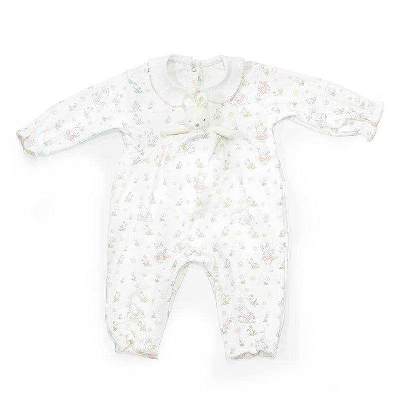 Blossom Playsuit and Binkie Set-Blossom Bunny-SKU: - Bunnies By The Bay