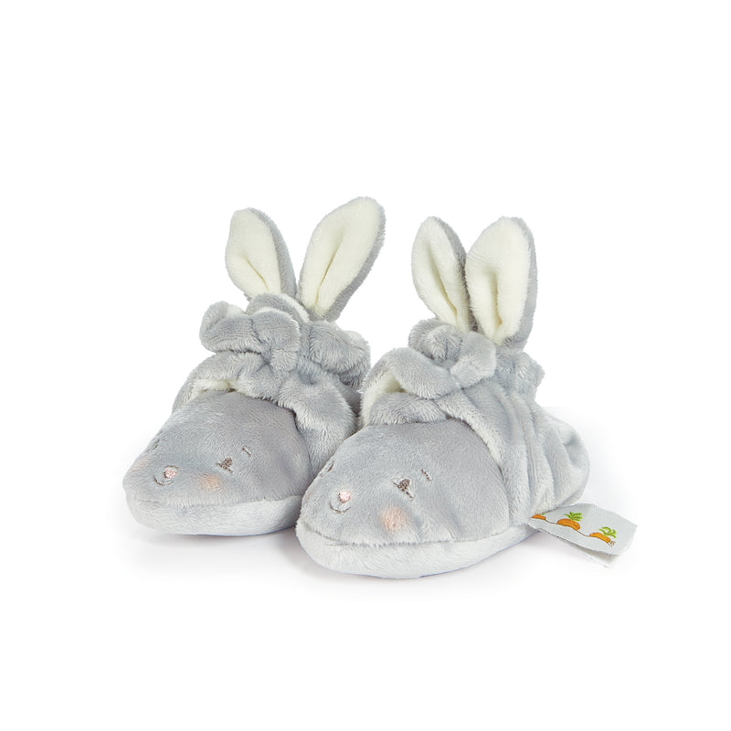 Bloom Bunny Hoppy Feet Slippers | Grey Baby Slippers | Baby Clothes ...