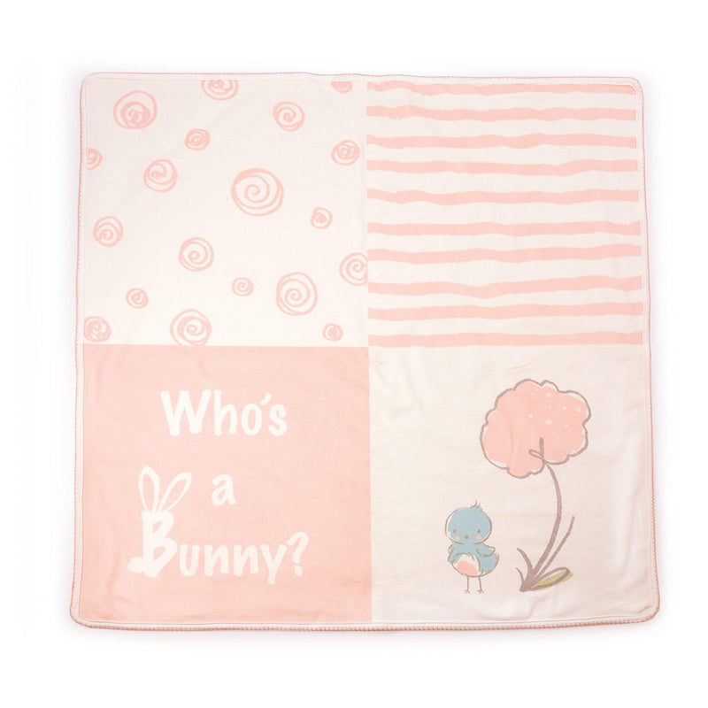 Blossom Who's a Bunny Receiving Blanket-Blossom Bunny-SKU: 106020 - Bunnies By The Bay
