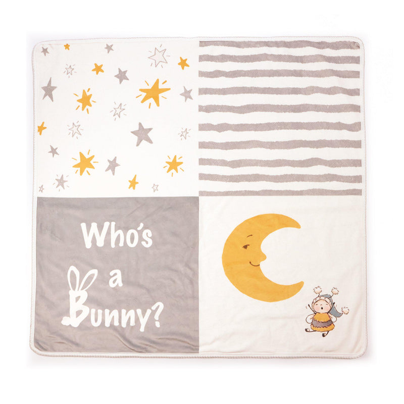 Bloom Who's a Bunny Receiving Blanket-Bloom Bunny-SKU: 106021 - Bunnies By The Bay