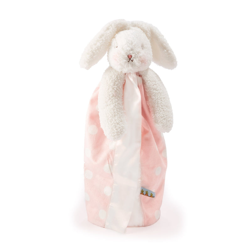 Blossom Bunny Polka Dot Buddy Blanket-Blossom Bunny-SKU: 106023 - Bunnies By The Bay