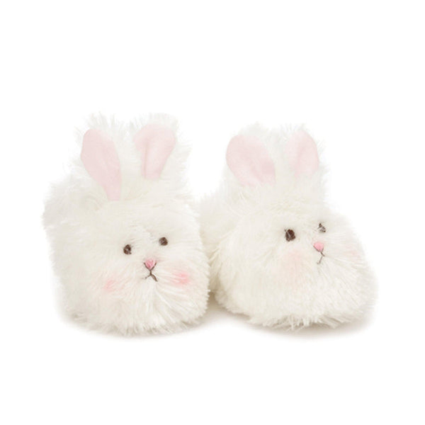 Image of Cuddle Toe Slippers-Apparel-Bunnies By the Bay-3-6 months-White-bbtbay