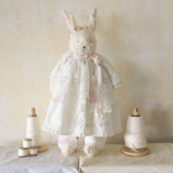 Hutch Studio - Mis Nel Chenille - One Of A Kind Bunny-HutchStudio Original-Bunnies By The Bay