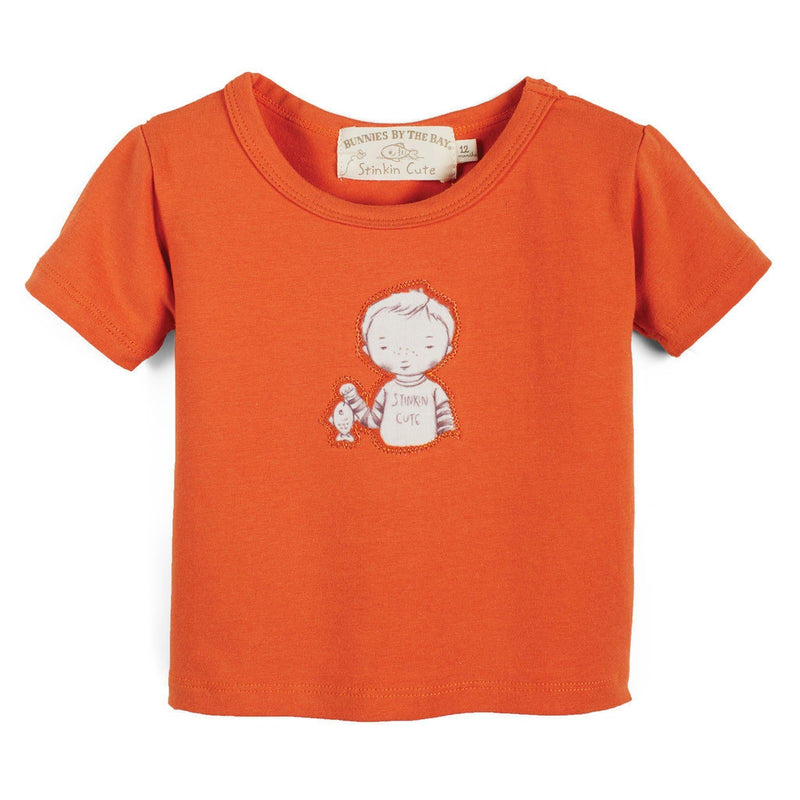 Image of Stinky Tee-Apparel-Bunnies By the Bay-12 months-Orange-bbtbay