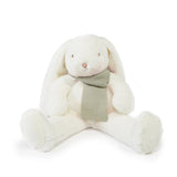 Snowdrop Nibble Fur Bunny with Gray Scarf-Holiday - Limited Editions-SKU: 598734 - Bunnies By The Bay
