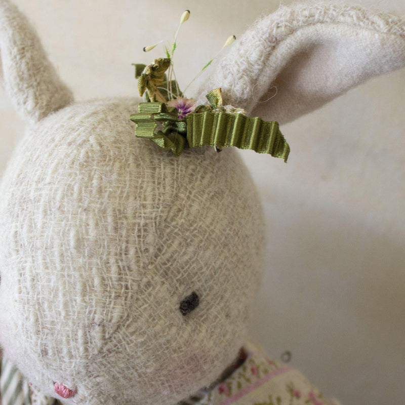 Hutch Studio - Rose Trellis - One Of A Kind Bunny-HutchStudio Original-Bunnies By The Bay
