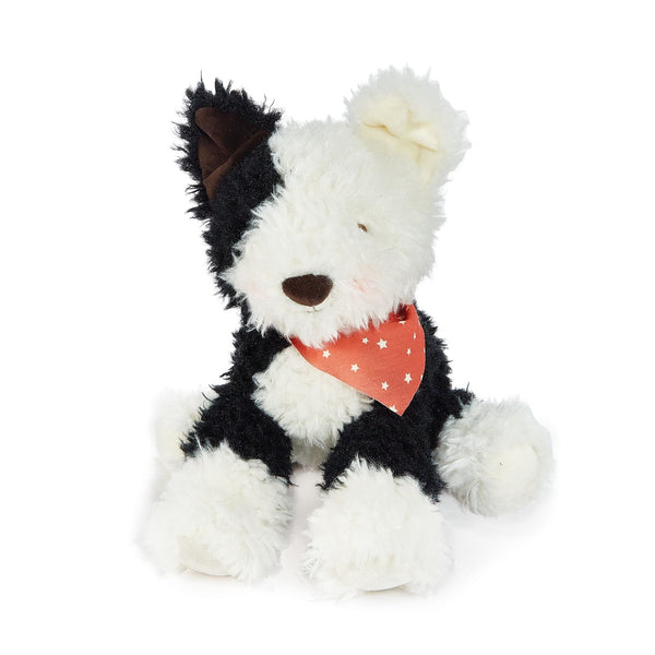 Black and white dog stuffed outlet animal