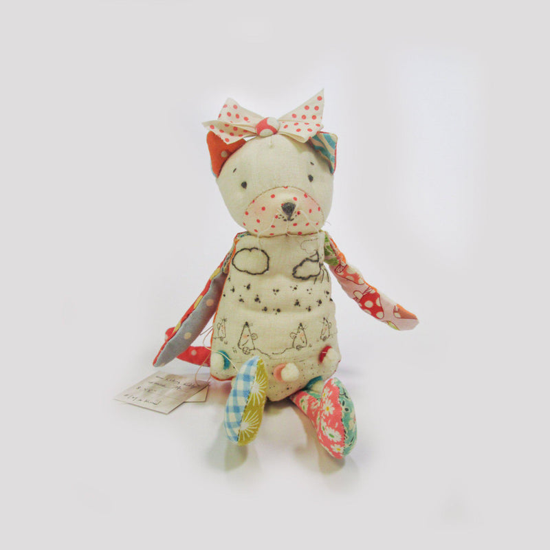 Hutch Studio - Kitty with Mice - One Of A Kind Kitty-HutchStudio Original-SKU: HS7A - Bunnies By The Bay