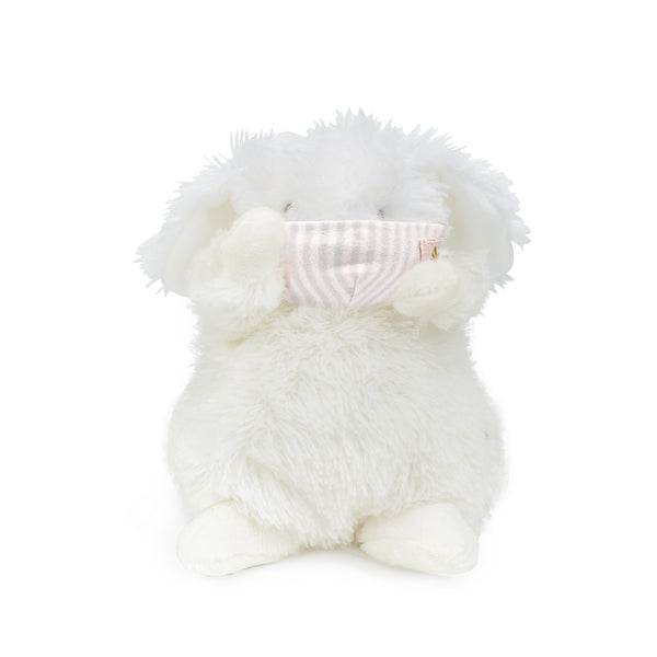 Wee Ittybit Bunny with Face Mask-Stuffed Animal-SKU: 101140 - Bunnies By The Bay