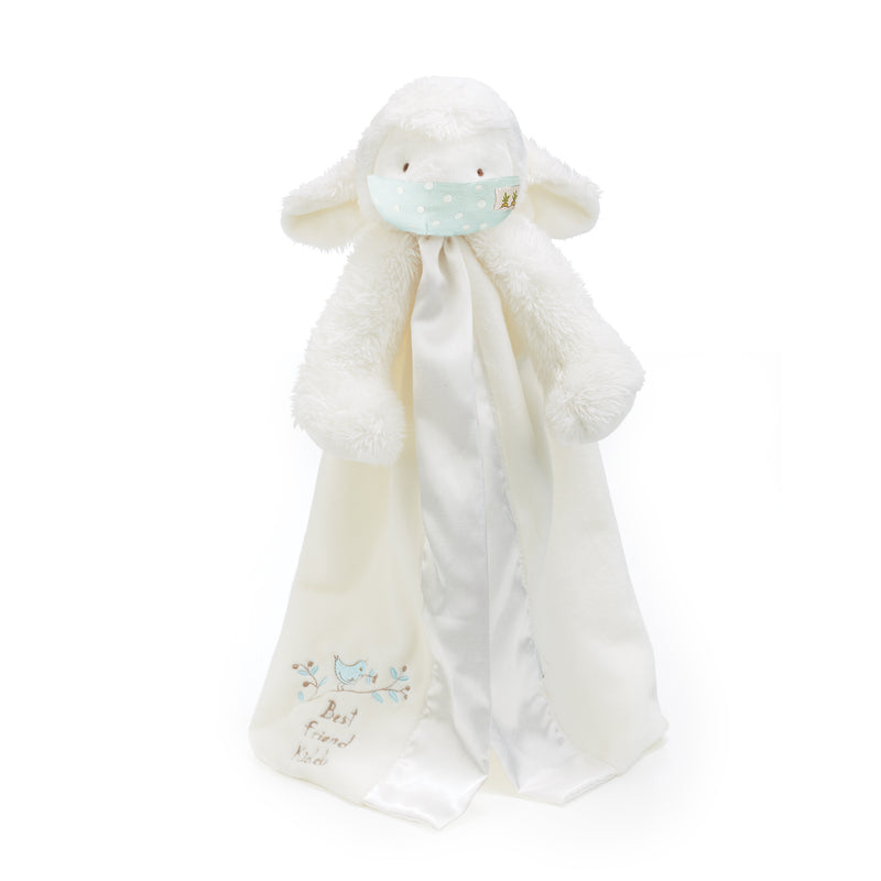 Kiddo the Lamb Buddy Blanket with Face Mask-Face Mask-SKU: 101146 - Bunnies By The Bay