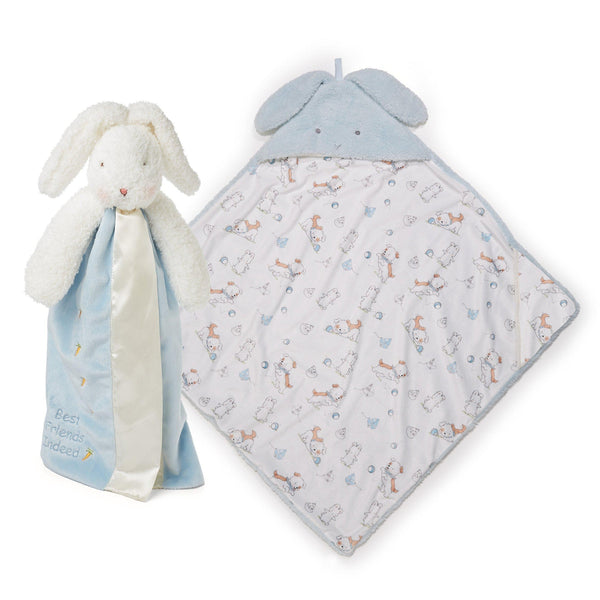 Bud Hooded Blanket and Buddy Gift Set-Gift Set-Bunnies By The Bay