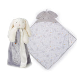 RETIRED - Bloom Hooded Blanket and Buddy Gift Set-Retired-Bunnies By The Bay