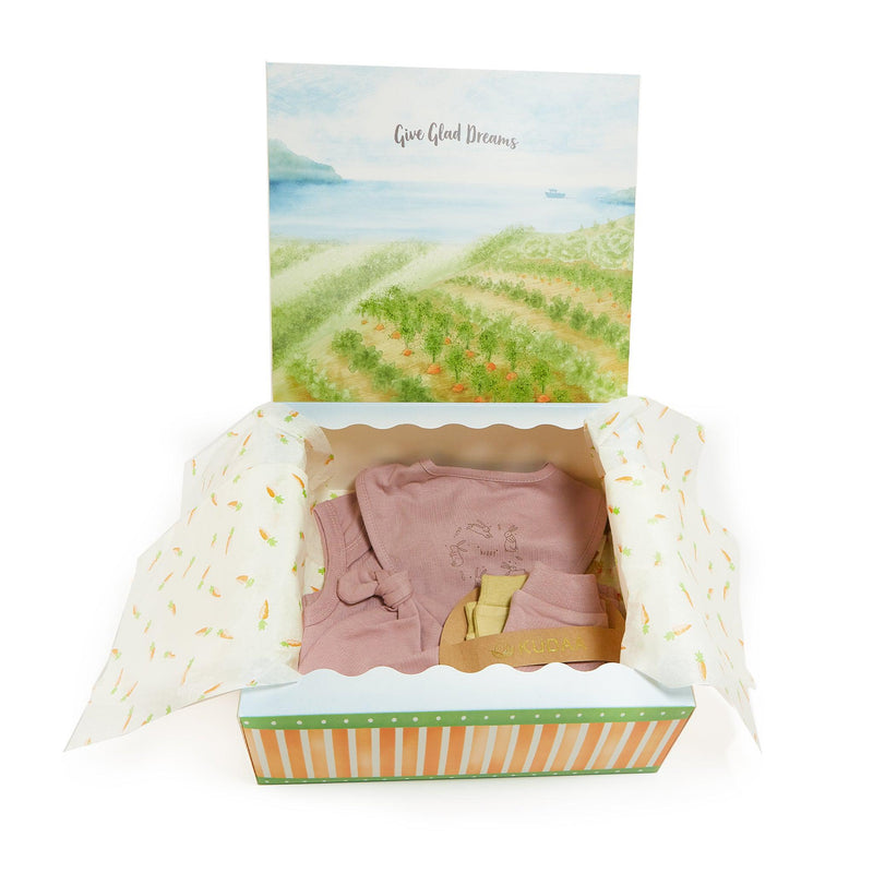 Organic Newborn Essentials Gift Set - Wood Rose-Gift Set-SKU: 910136 - Bunnies By The Bay