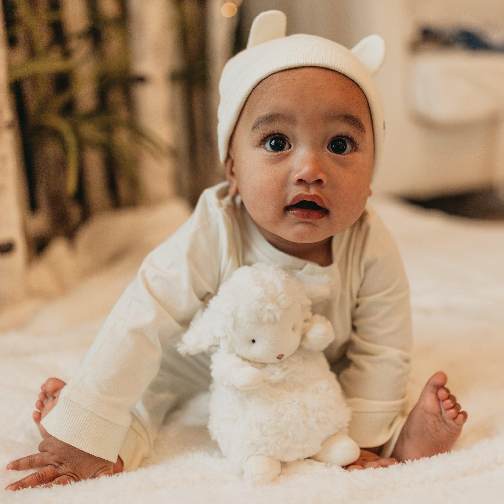 Wee Kiddo the Lamb-Stuffed Animal-SKU: 824128 - Bunnies By The Bay