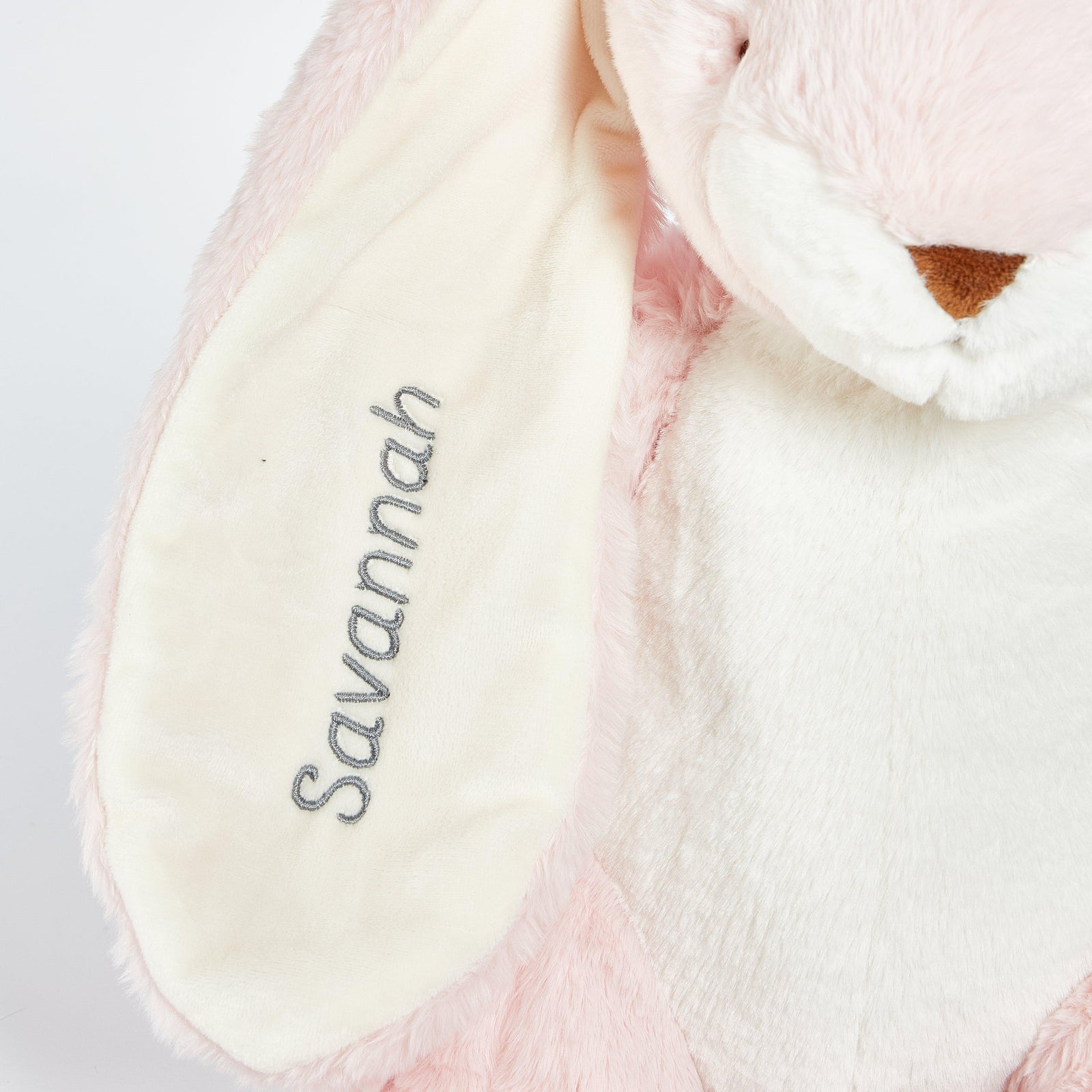 Pink Sarong Rabbit Soothing Doll Long Ears Plush store Toy