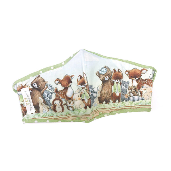 Adult Cloth Face Mask - Camp Cricket Friends-Face Mask-SKU: - Bunnies By The Bay