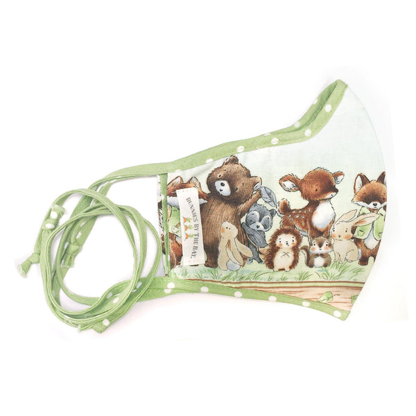 Adult Cloth Face Mask - Camp Cricket Friends-Face Mask-SKU: - Bunnies By The Bay