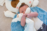 Skipit Puppy Polka Dot Buddy Blanket-Bud Bunny and Skipit Puppy-SKU: 106025 - Bunnies By The Bay